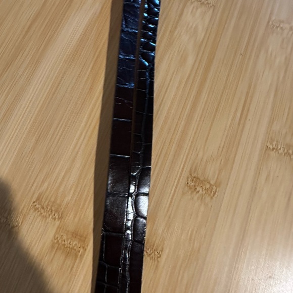 Streets Ahead Vintage dark burgundy leather split Belt.  Flawless condition. main image 4